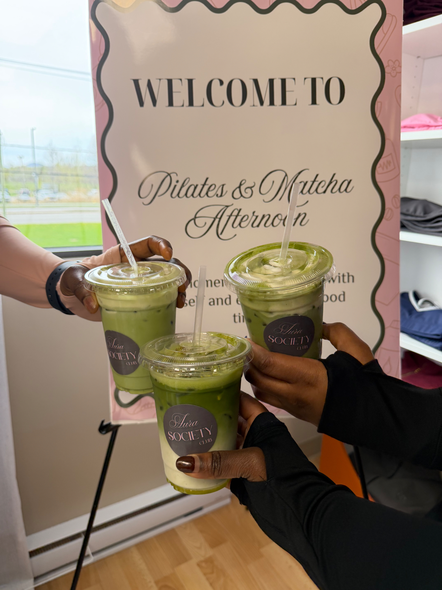 Matcha glacé artisanal du bar mobile Kanellé